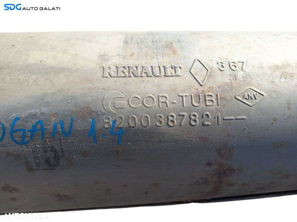 Toba Teava Evacuare Esapament Finala Dacia Logan 1.6 Benzina 2004 - 2012 Cod 8200387821 [LC2261] - 5