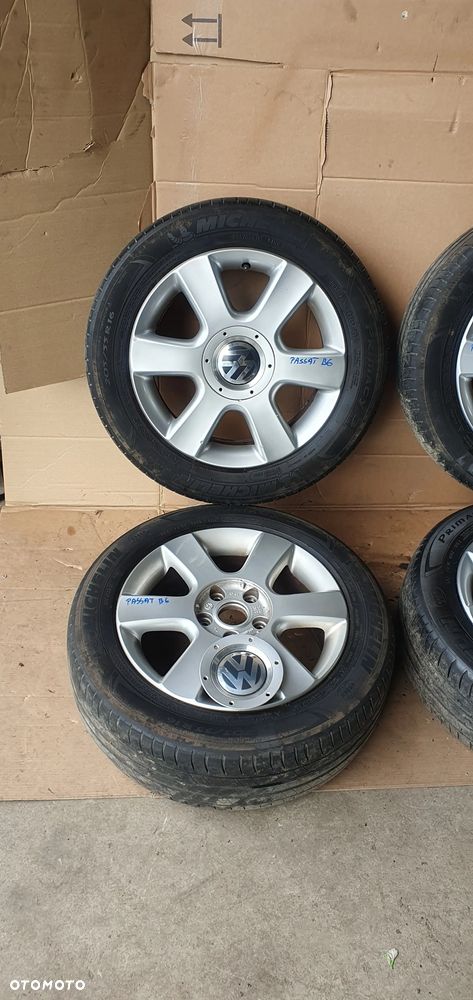 Alufelgi z oponami alusy 5X112 6,5J R16 ET50 VW Passat B6 1T0601025C - 2