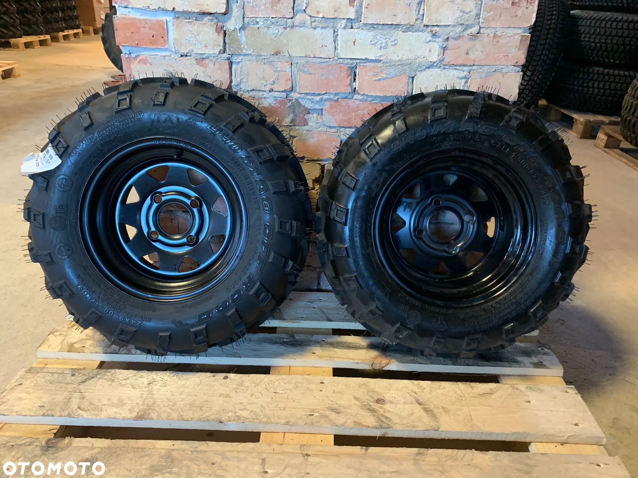 FV 23% Nowa Kubota ATV RTV Opona 225-65-12 MAG OFF ROAD 440 odpowiednik 24-9.00-12 Opona + Felga Kubota Koła - 1