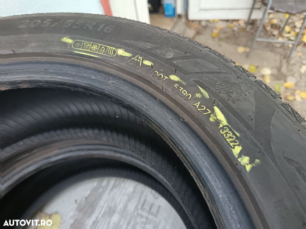 Anvelope MS iarna 205 55 16 sailun 2021 6.5mm - 5