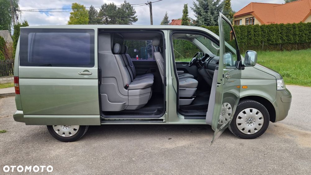 Volkswagen TRANSPORTER T5 Klima Elektryka Tempomat Navi Kamera Dubel Kabina 6os Brygadówka - 10