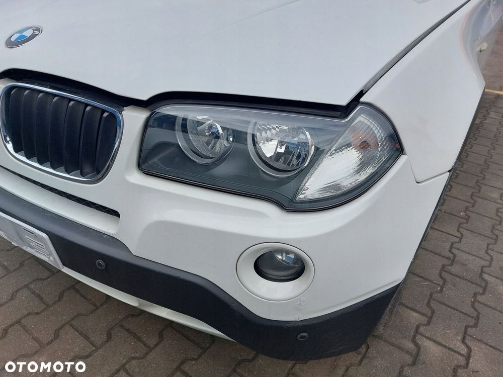 BMW X3 E83 lift kompletny przód maska błotniki lampy zderzak ALPINWEISS - 6