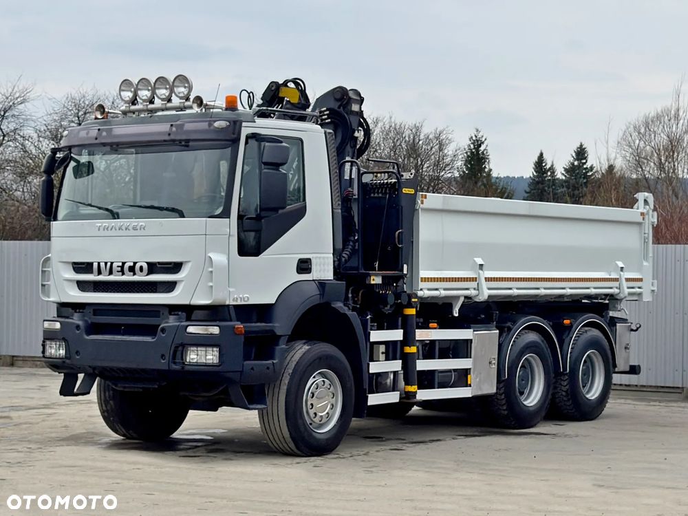 Iveco TRAKKER 410 * WYWROTKA 5,10 m * PALFINGER EPSILON Q 150 Z 84 TI / 6x6 - 7