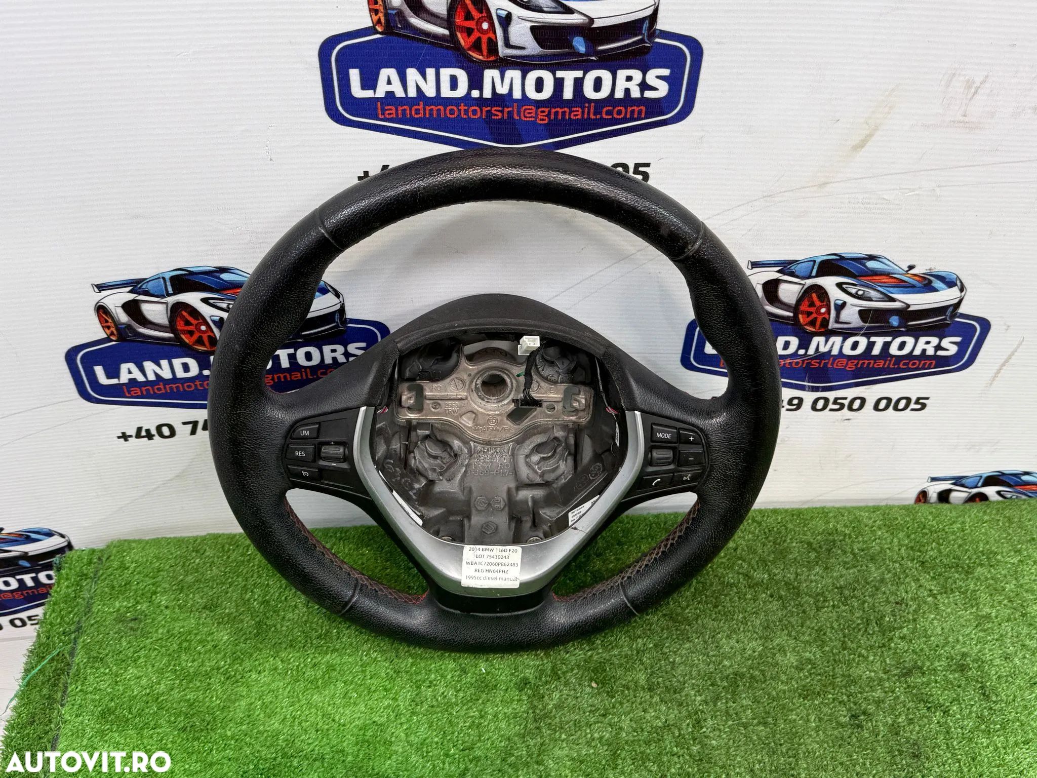 VOLAN PIELE BMW F20 SERIA 1 116D LCI 2.0 DIESEL 1.6 BENZINA 2014 COD OEM 32302230190 2011-2019 - 1
