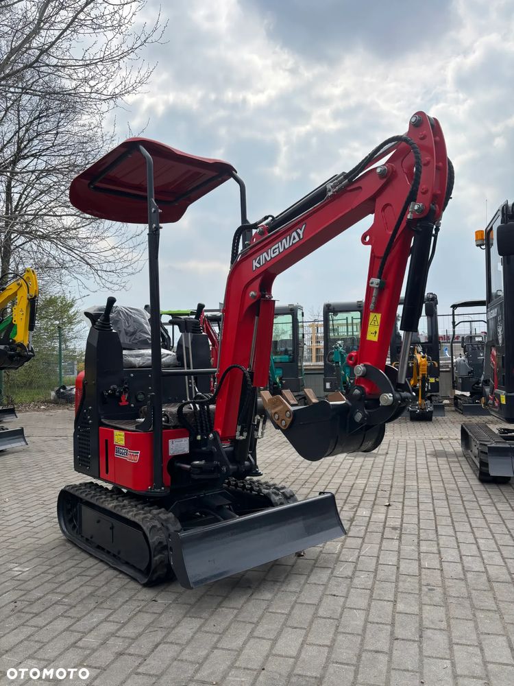 Kingway BAGGER 1000 Joistick Ramię Skrętne 1200kg 3 łyżki - 11
