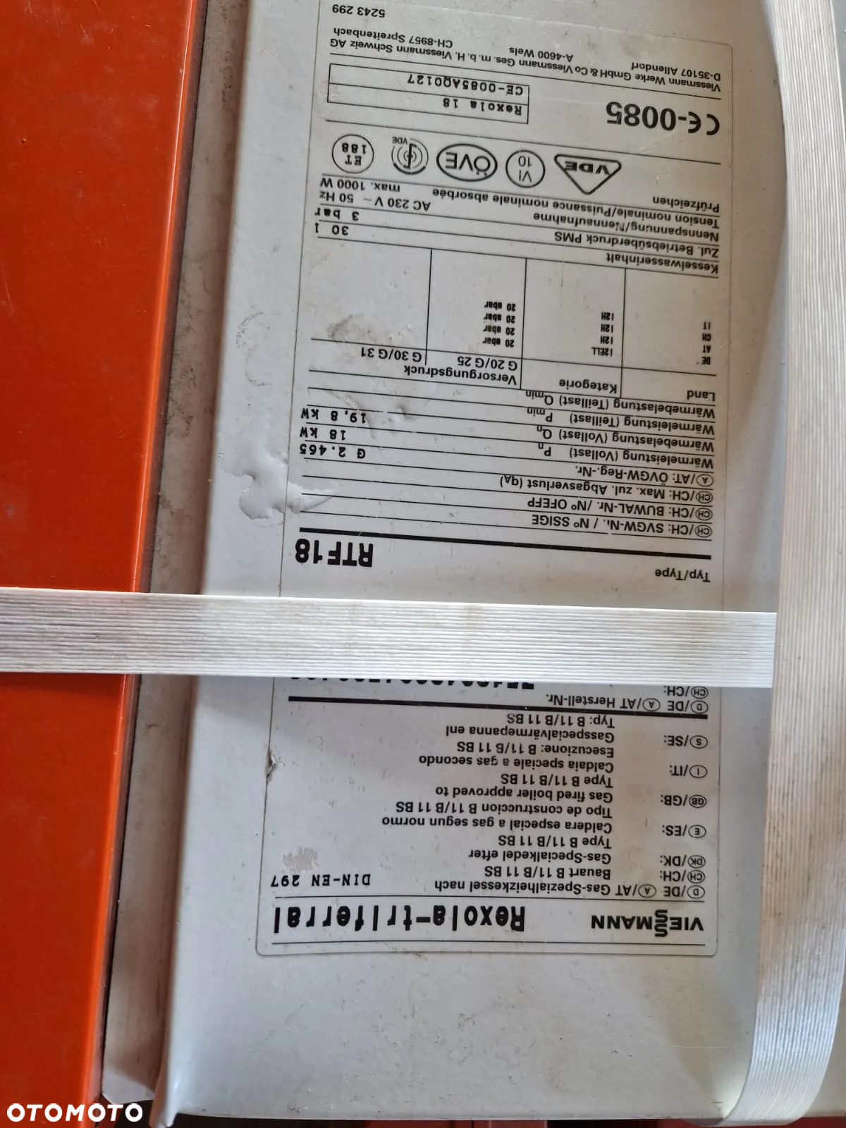 Piec gazowy Viessmann Rexola Triferral RTF 18 - 4