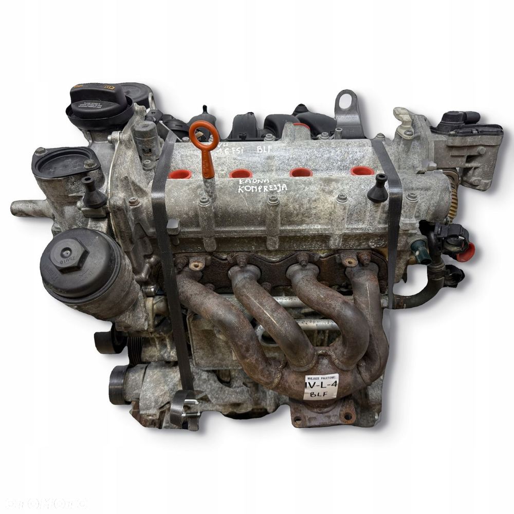 SILNIK BLF VW Touran Golf V Eos Jetta III 1.6 FSI 115KM benzyna kompresja - 9