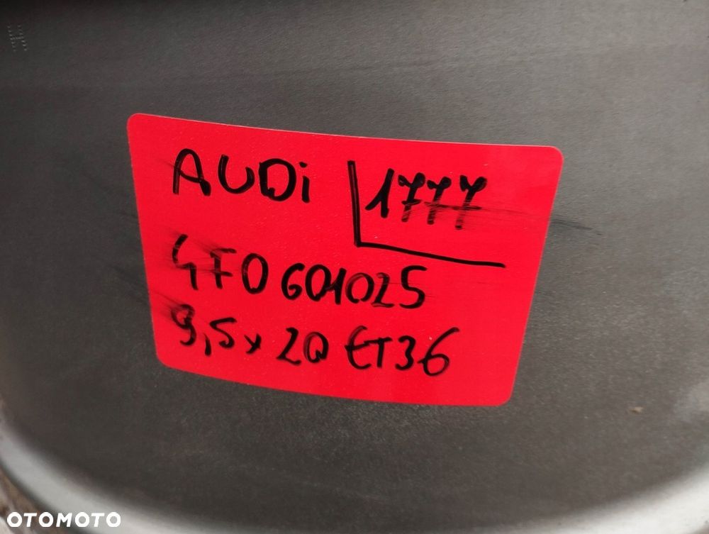 5X112 AUDI 9,5J X 20 ET36 4F0 601025 BR / CS 5X112 FELGA ALU 1SZT - 4