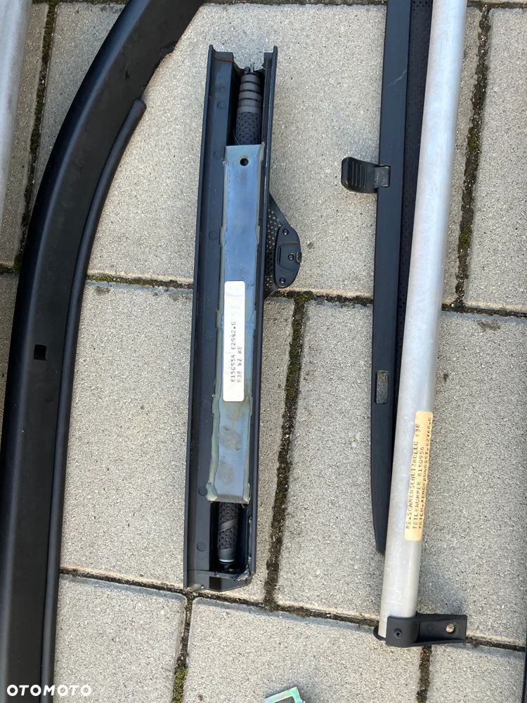 BOCZKI DRZWI BMW E38 PRZED LIFT WERSJA KRÓTKA ROLETKI ROLETY TRÓJKĄTY ZESTAW RARYTAS - 18