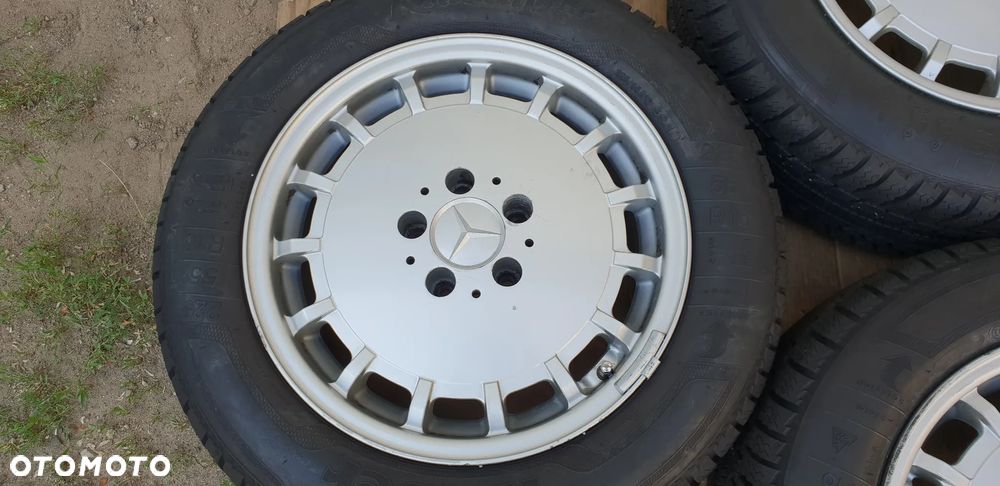 Oryginalne Felgi Aluminiowe Mercedes SL S Klasa Sec W129 W126 1294010602 8 16 ET34 5x112 8J 16" ET34 Oryginał Koła Opony Zimowe 225/55 R16 Kleber - 5