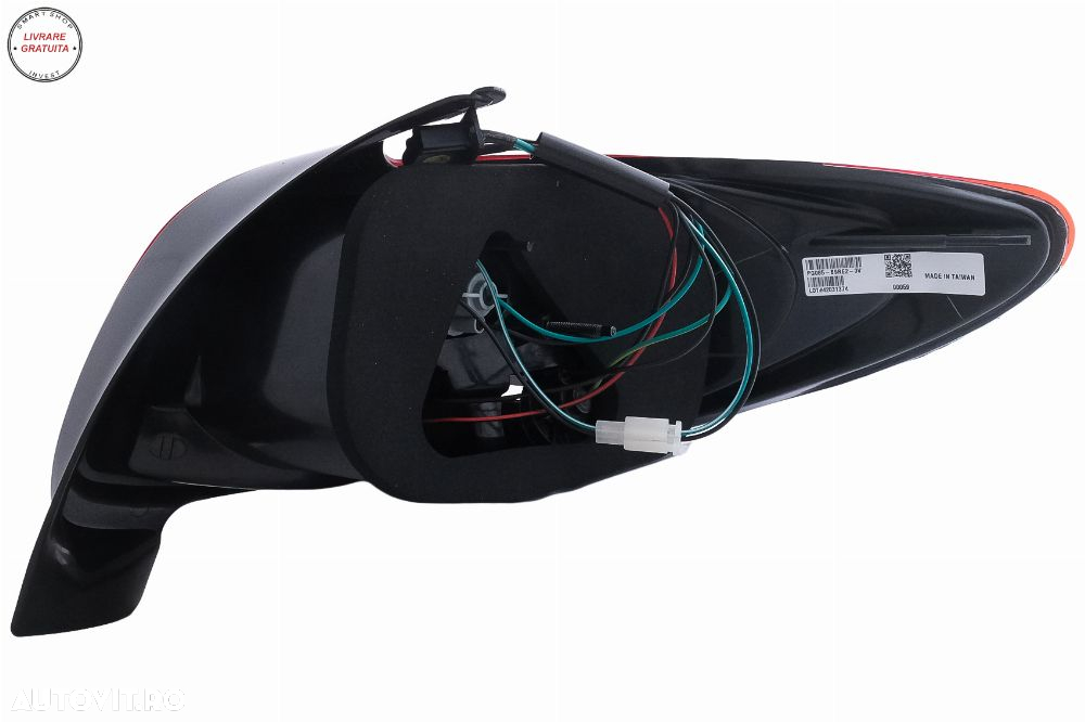 Stopuri Peugeot 206 HatchBack 3/5 usi (1998-2004) Rosu & Alb- livrare gratuita - 17
