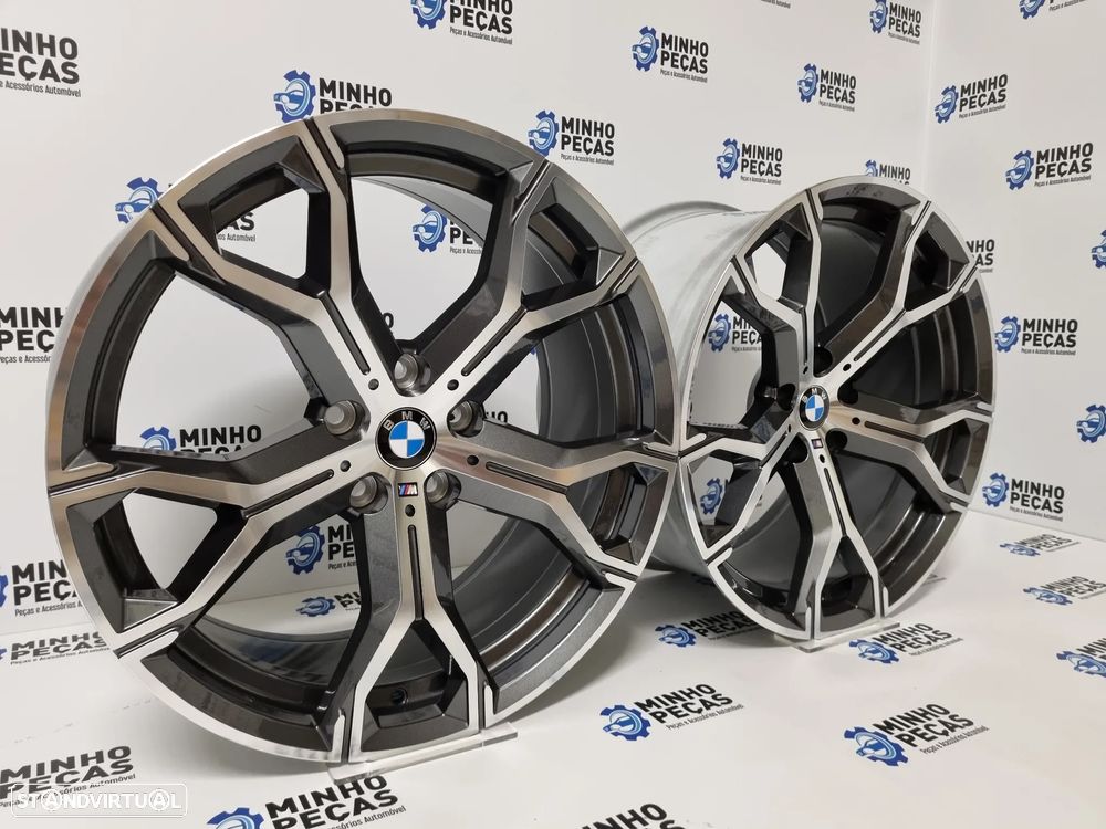 Jantes BMW Style 741 X5/X6 M50D em 20 (5x120) GunMetal - 3