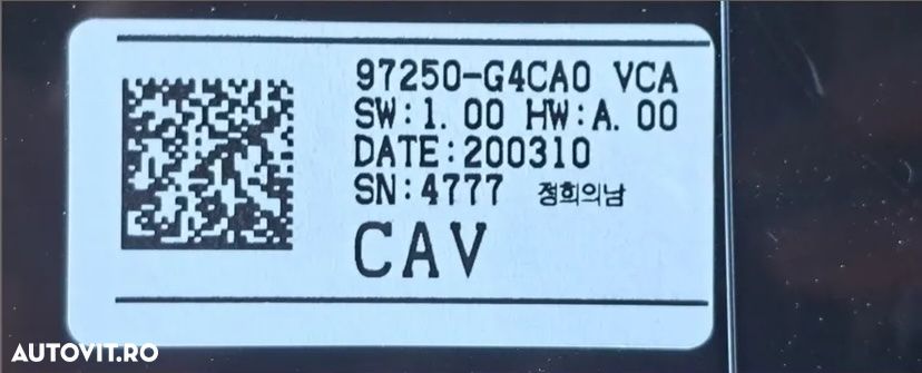 Butoane comenzi modul comanda clima ac aer conditionat Hyundai i30 PD PDE gen 3 - 4