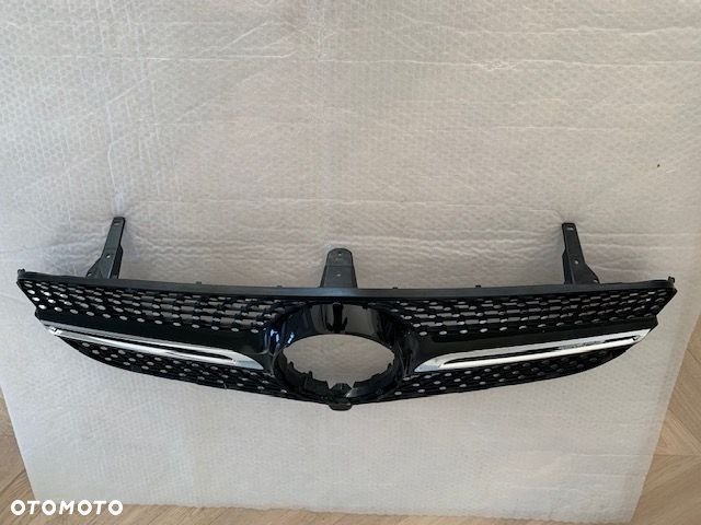 MERCEDES GLC W253 X253 GRILL ATRAPA AMG DIAMOND KAMERA 19-22 LIFT CAŁA IGŁA - 12