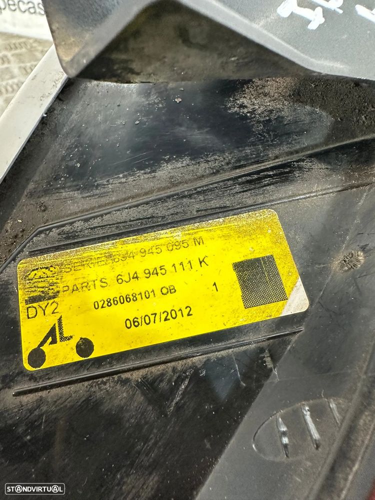 .Conjunto Farolins Led Tras Traseiro Direito Esquerdo Seat Ibiza 6J Facelift 5 Portas 2008 - 2017 - 13