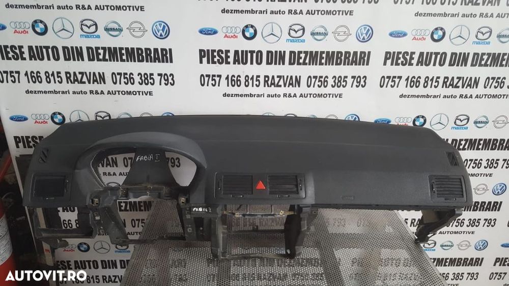 Plansa Bord Skoda Fabia 1 Volan Stanga Livram Oriunde In Tara - 2