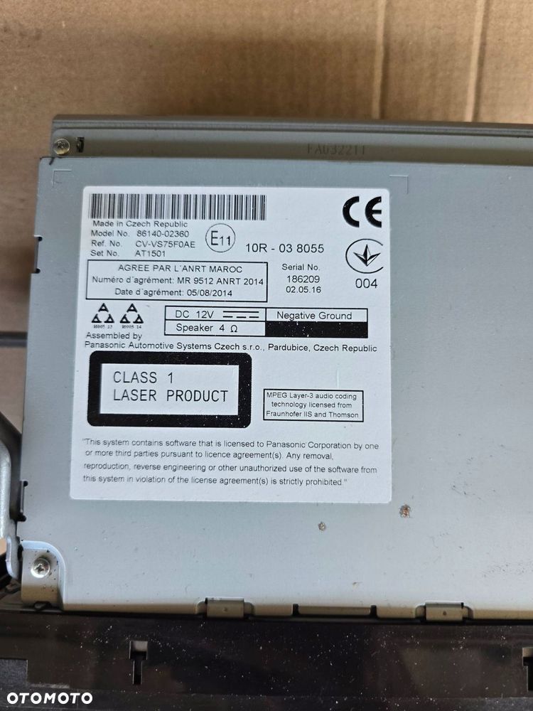radio nawigacja 10r038055 toyota rav 4 iv - 3