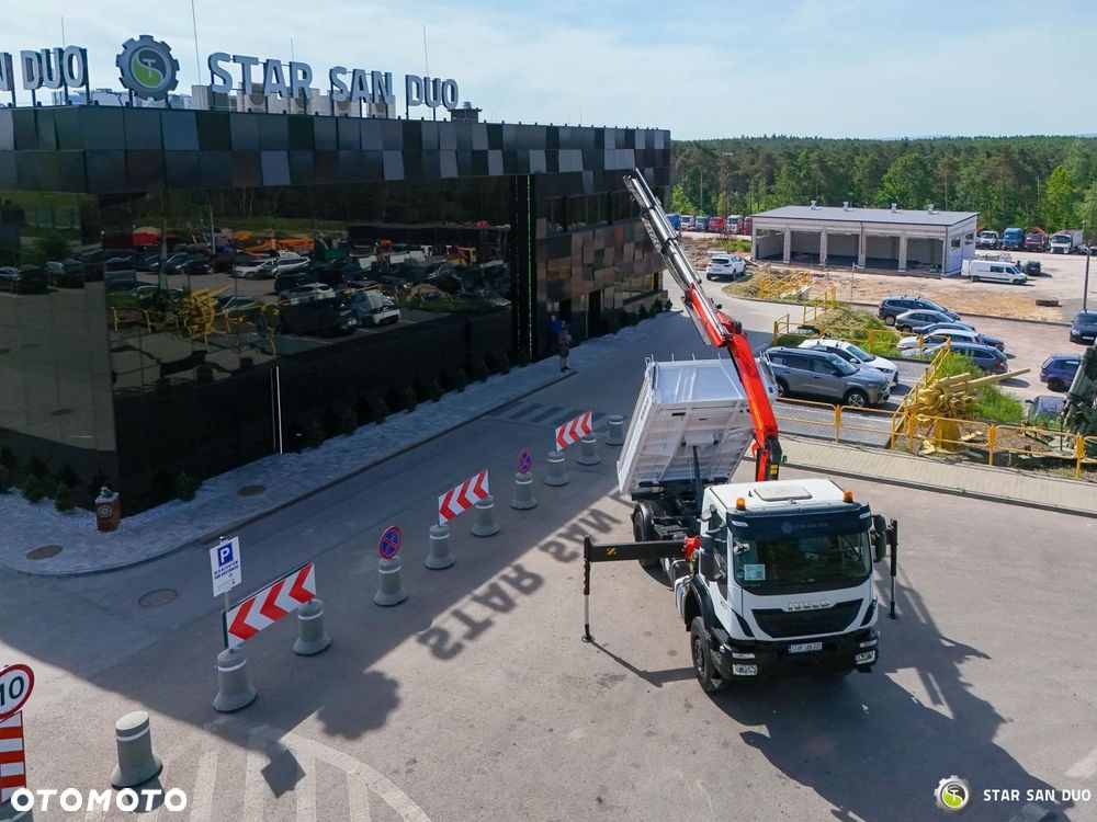 Iveco TRAKKER 450 4x4 Palfinger PK 18002 EH HDS Żuraw Wywrotka Rotator - 13