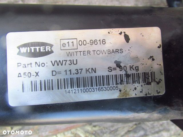 Grand Vitara II 5d Hak holowniczy BELKA Witter Towbars bez kuli - 7