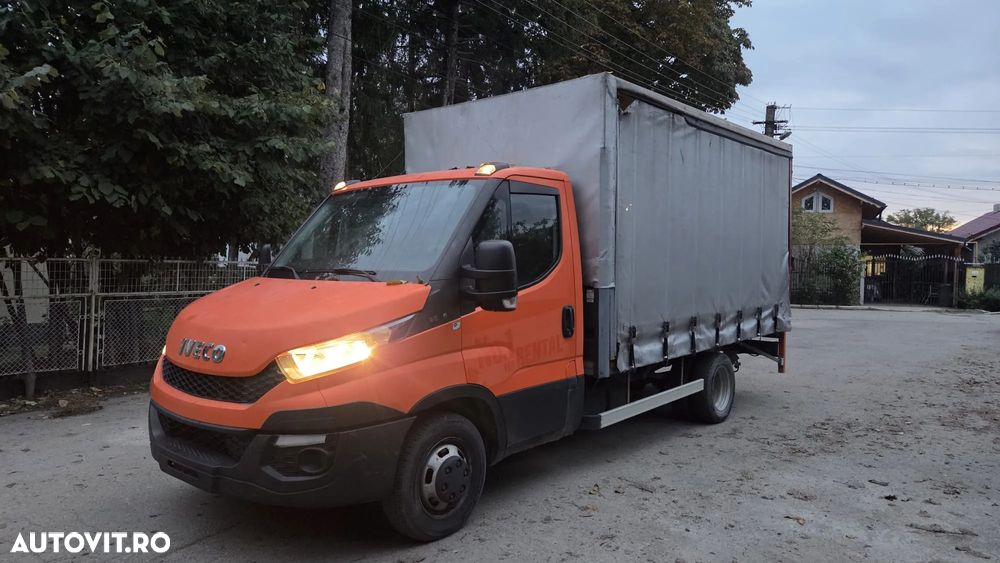 Iveco Daily 35-150 cu prelata si lift, cat B,  posibilitate leasing - 1