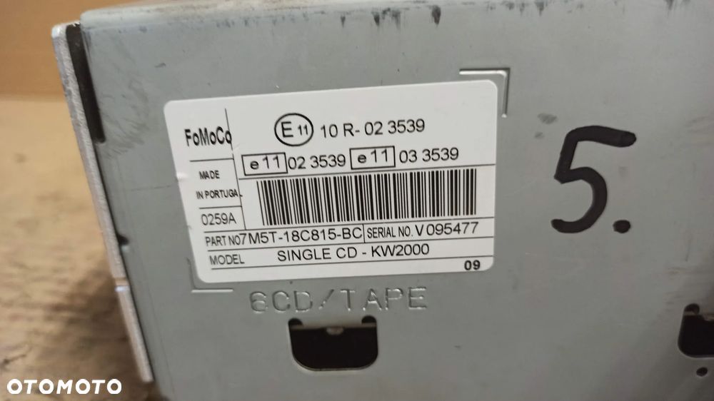 # RADIO FORD 6000 CD nr 7M5T-18C1815-BC - 6