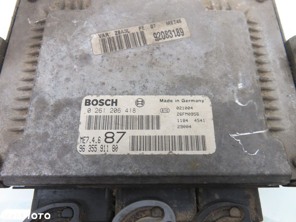 STEROWNIK PEUGEOT 607 3.0 0261206418 9635591180 - 4