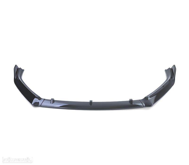 SPOILER LIP VOLKSWAGEN VW POLO 6C 14-17 PRETO BRILHANTE - 2
