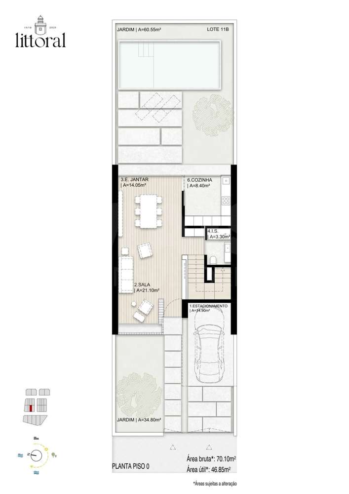 Lote com projeto incluído próximo da praia do Baleal - Grande imagem: 2/5