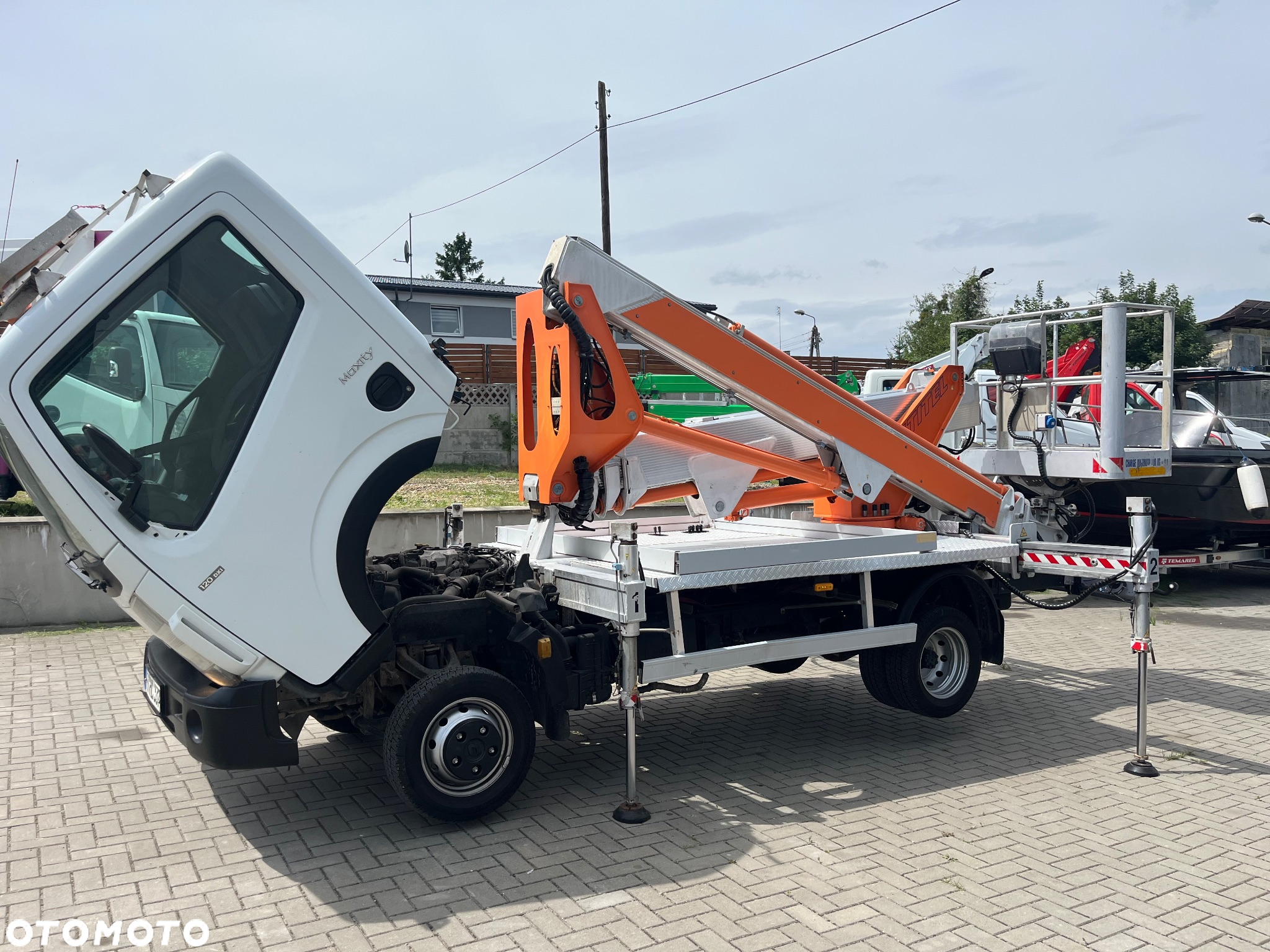 Renault Podnośnik Koszowy Multitel mx210 21 Metrów 10 w Bok jak Wumag Ruthmann Gsr - 32