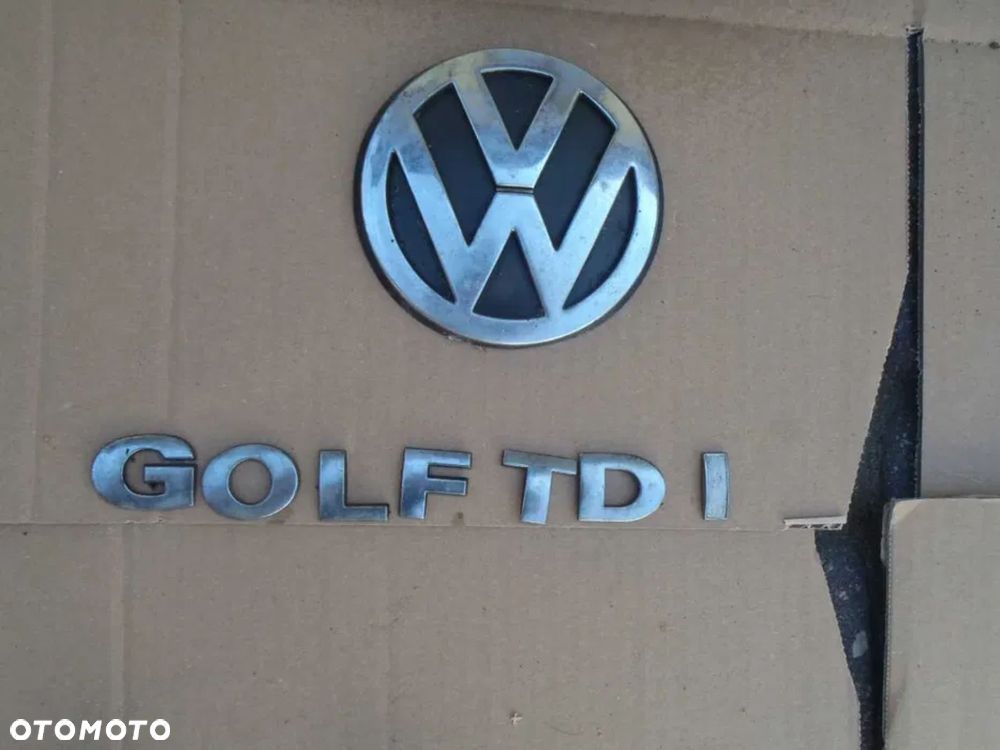 logo napis napis unizmat emblemat vw golf IV dti oryginał - 1