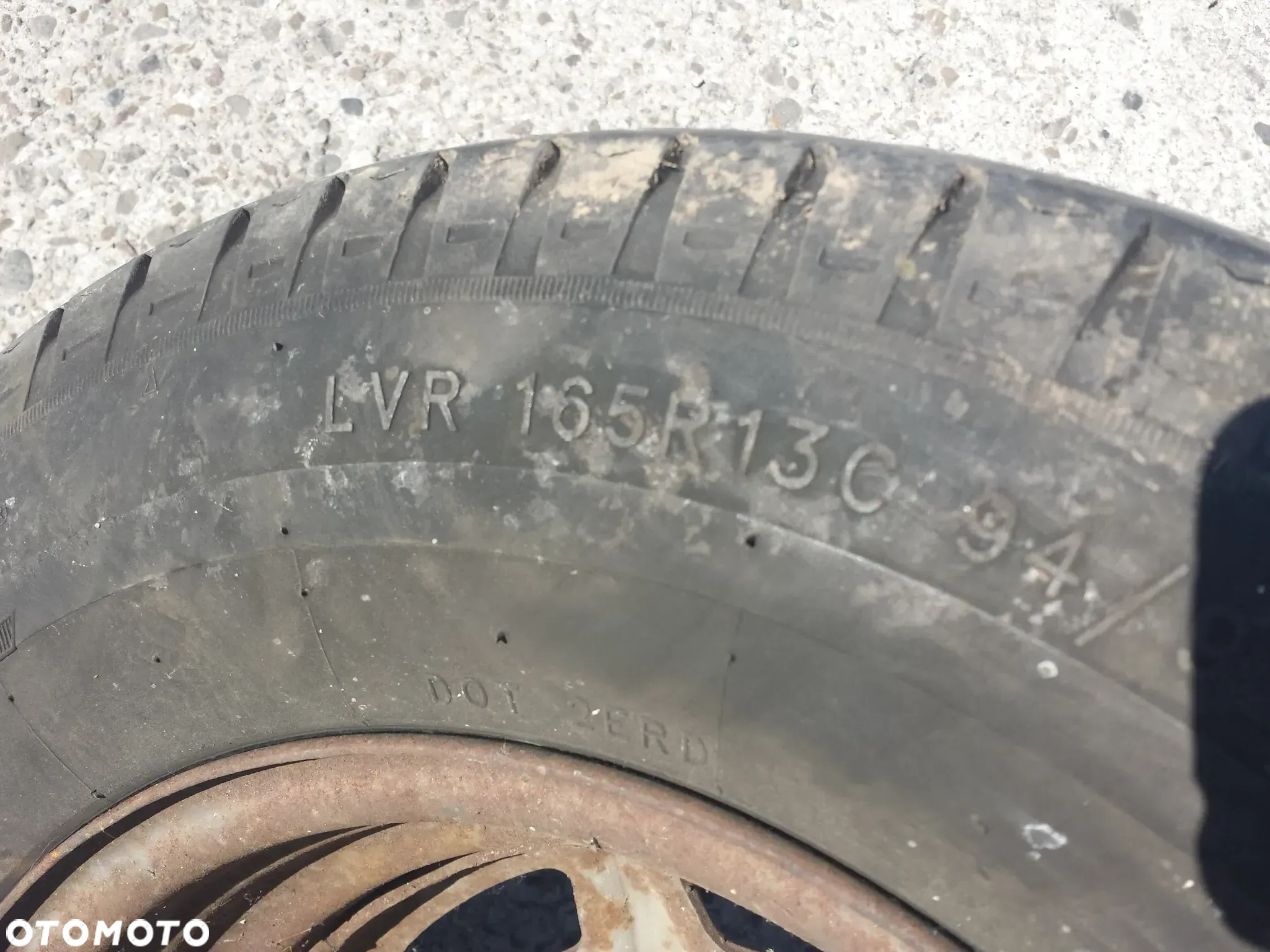13” - WZMACNIANA opona do przyczepy - 165/80  r13 _ "C" - Letnia FEDERAL - stan BDB - GWARANCJA ! + Możliwy MONTAŻ !! jako kolo zapasowe do BUS-a - 5