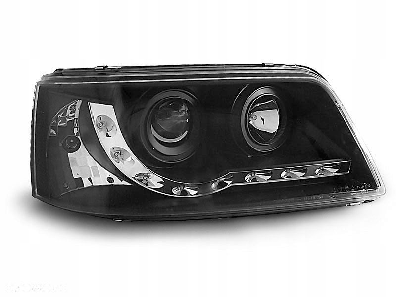lampy reflektory vw t5 03-09 daylight black - 1