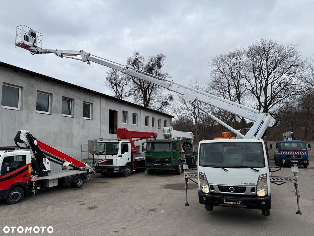 Nissan Podnośnik Koszowy Multitel MJ 201 21 Metrów 13 w Bok Tylko 960 MTH ! Kosz 225  KG! Zwyżka! Ogon  ! UDT! jak Wumag Ruthmann GSR - 20
