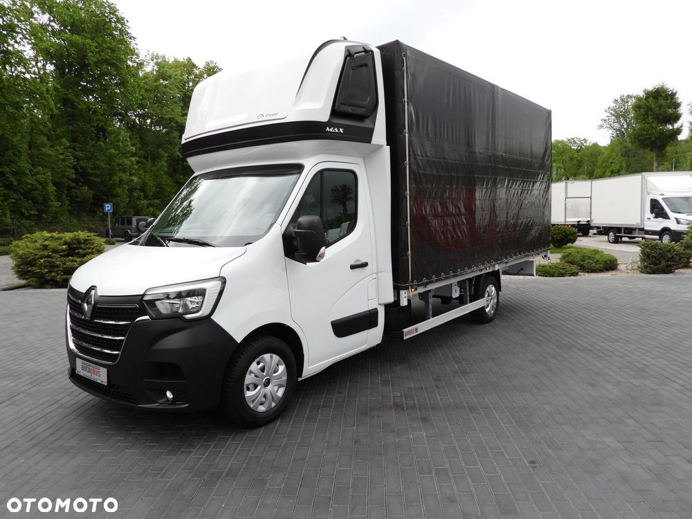 Renault MASTER  PLANDEKA 10 PALET WEBASTO TEMPOMAT LEDY PNEUMATYKA KLIMATYZACJA  165KM - 18