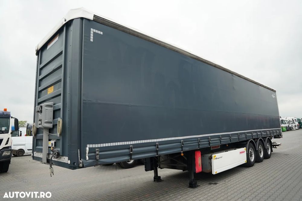 Fruehauf CORTINĂ / STANDARD / LIFT 2.000 kg / PODEA PUTERNICĂ CU BAIE / CONTENIER PENTRU PALEȚI - 3