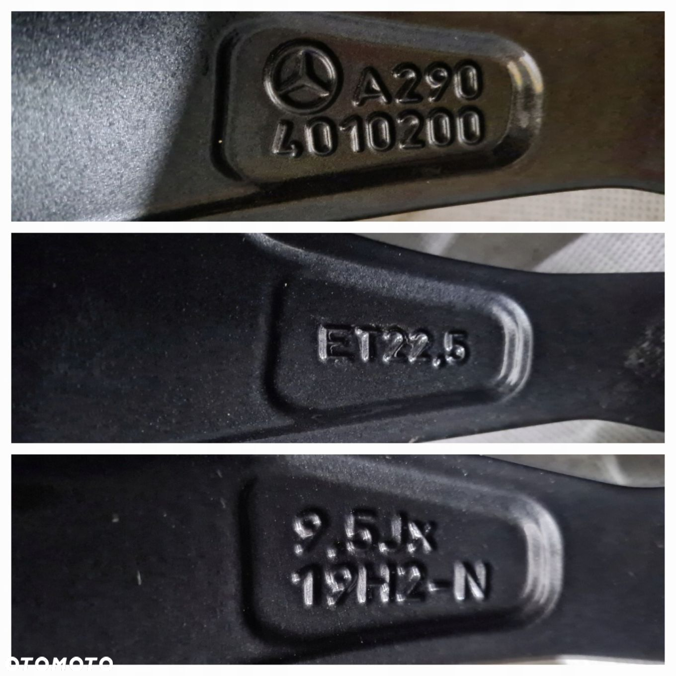 Felga Mercedes GT AMG A2904010200 9,5x19 ET22,5 - 6