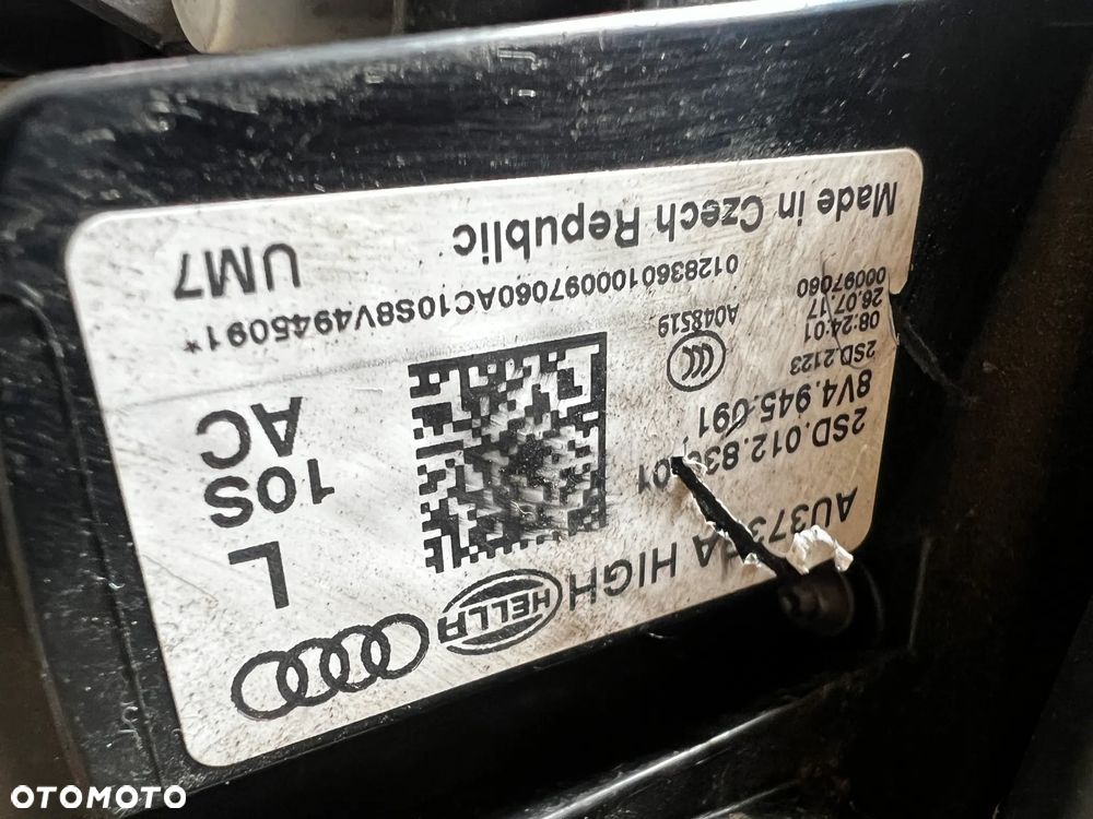 LAMPY TYŁ TYLNE AUDI A3 8V4 LIFT SPORTBACK LED PRAWA LEWA TYLNA LAMPA KOMPLET 8V4945092 8V4945094C 8V4945091 8V4945093C ORYGINAŁ ŁADNE - 6