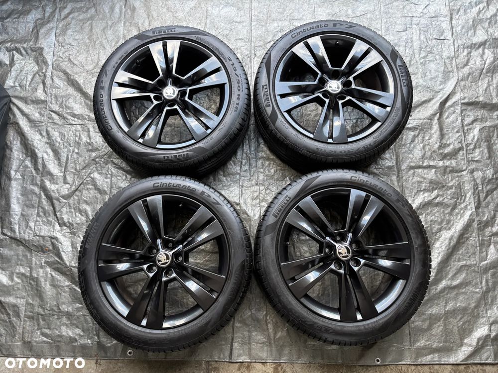 SKODA KAROQ Sportline Alufelgi 18' felgi   SUPER STAN ET45 opony PIRELLI super stan - 2