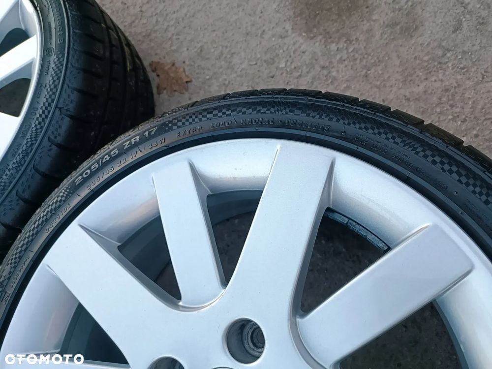 205/45R17 88W Opony Letnie Lato CONTINENTAL ContiSportContact 3 8mm Legnica ALU-RAD 205/45 - 9