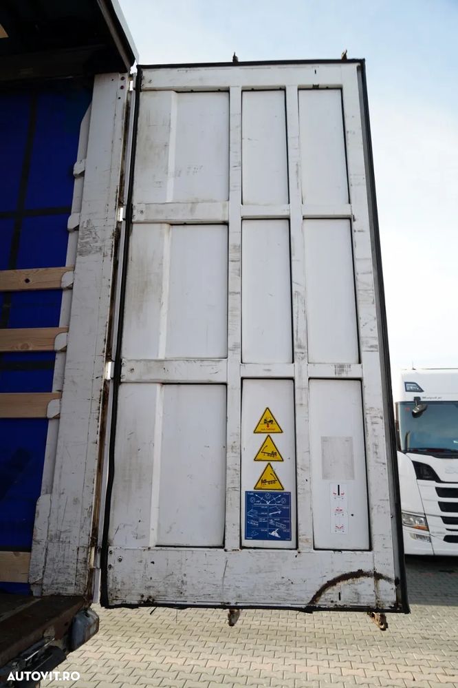 Krone REMORCĂ CU PRELĂ KRONE / MULDA 9M / AXĂ RIDICATĂ / SAF / COLIMULDA - 14
