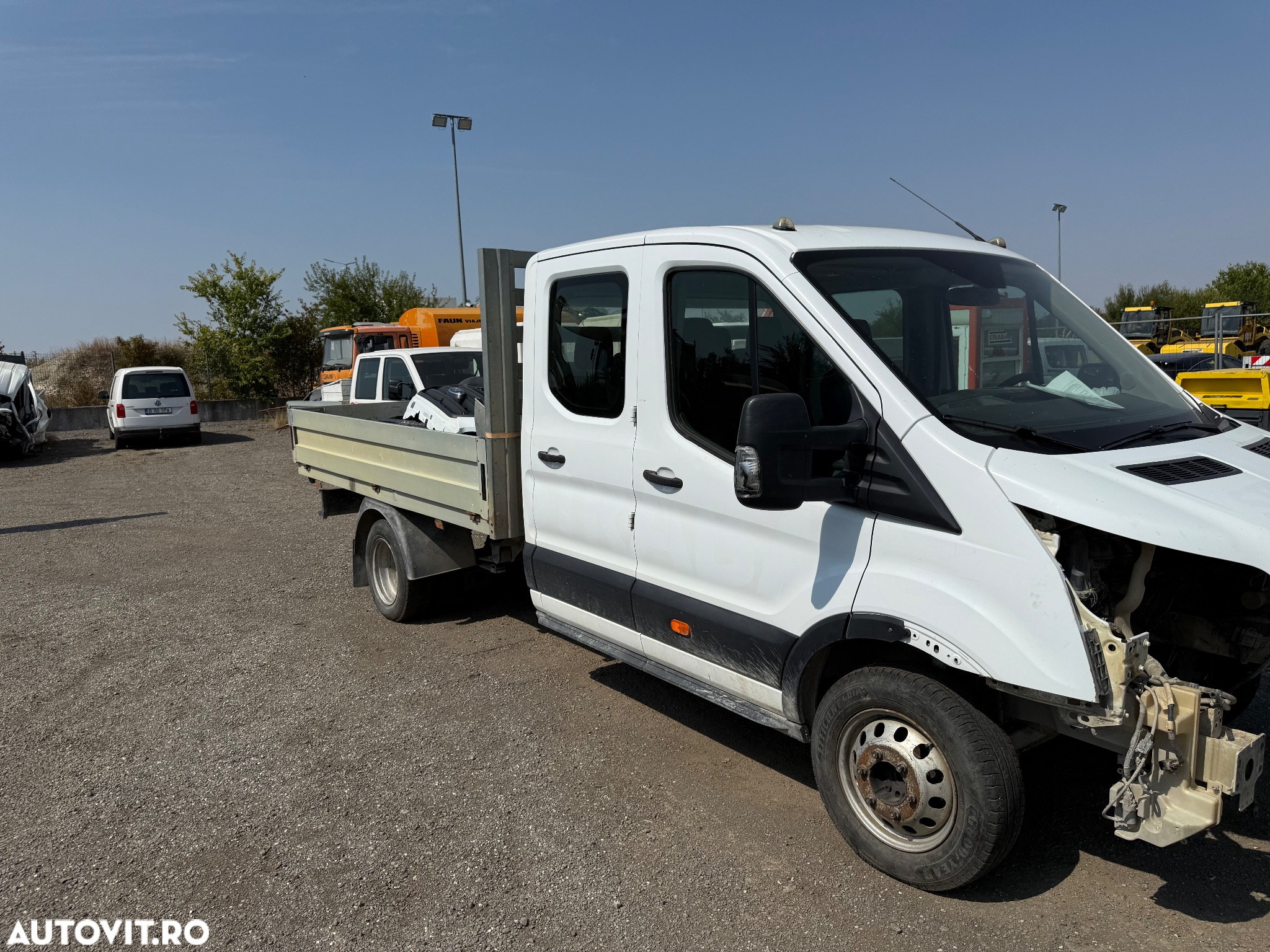 Ford an 2020 Transit 2.0tdi Punte Dubla 7 Locuri Dokka Bena Camioneta Clima AC Unic Proprietar de noua Reprezentanța Ford carosata Istoric Service Complet Carte service Km reali  NU Mercedes Sprinter VW crafter Boxer Iveco - 2