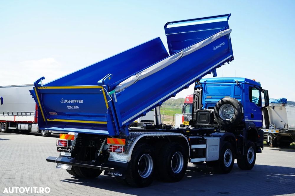 MAN TGS 41.480 / 8x6 / BASCULANĂ SPATE / MANUAL / NOU NOU / KH-KIPPER / - 6