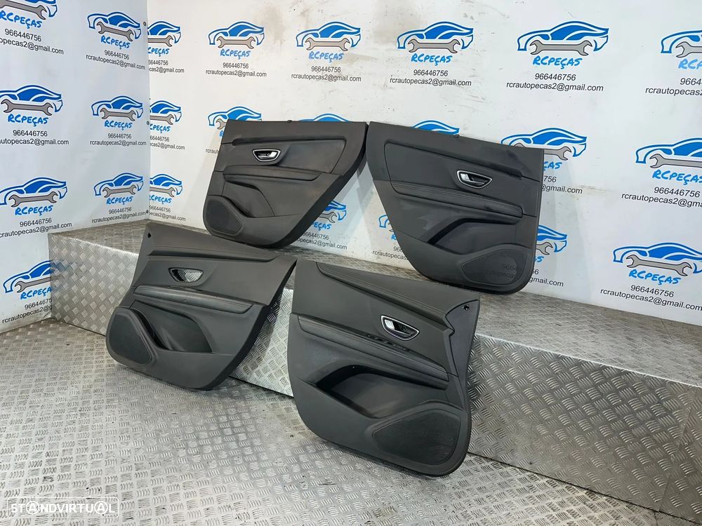 .Conjunto Quartelas Frente Frontal Tras Traseira Original Com Cortinas Renault Scenic 4 2016 - 2022 - 4
