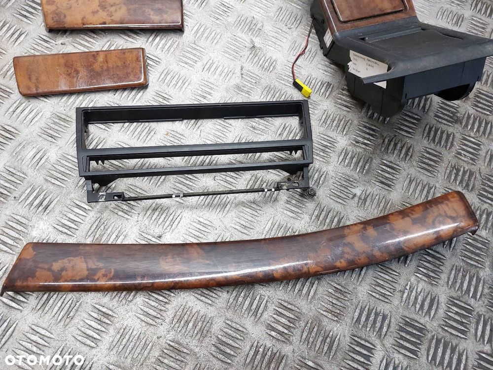 DEKORY LISTWY OZDOBNE KOMPLET BMW E39 SEDAN DREWNO 8361269 8209847 - 2