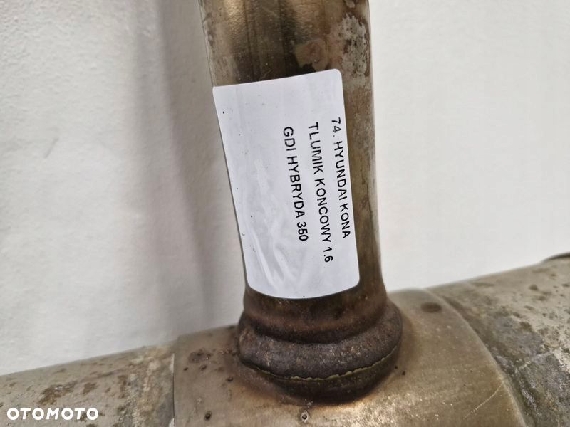 hyundai kona 1 i 1.6 gdi hybryda tłumik wydech końcowy - 2