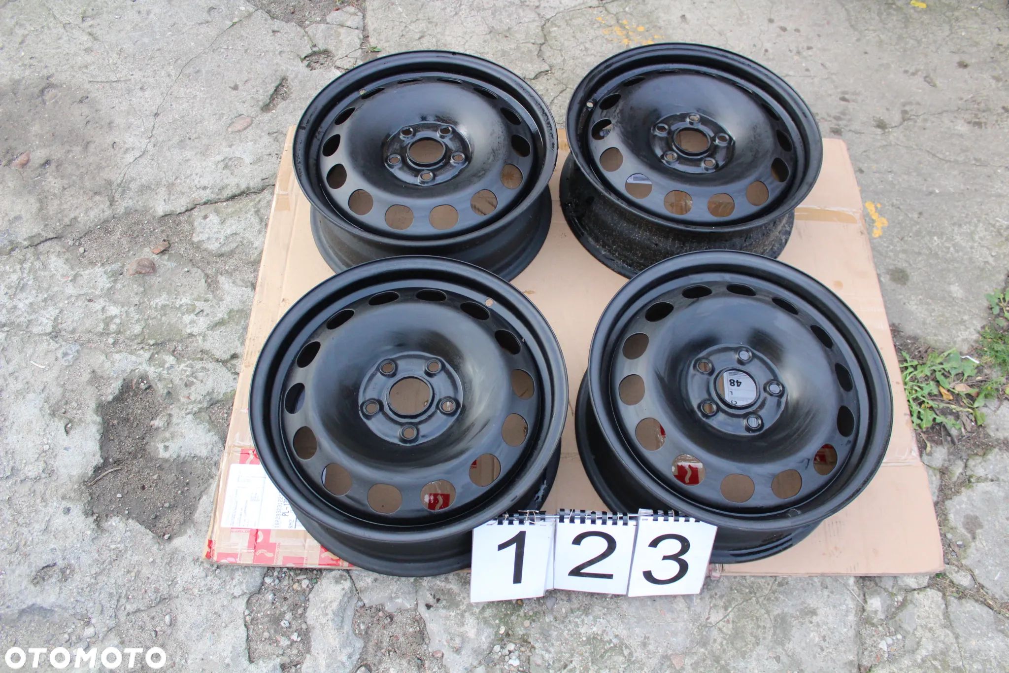 FELGI STALOWE VW SKODA SEAT AUDI 5x112Ø57  6x16  ET48 - 1