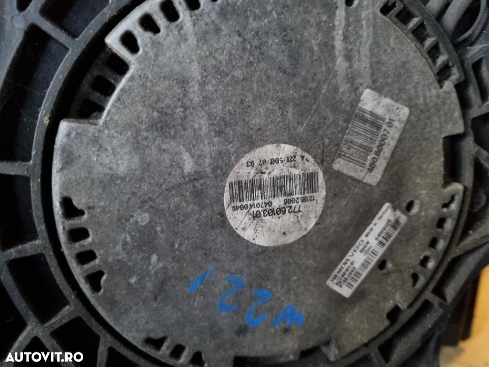 electroventilator s class w221 s 320 cdi an 2007 - 3