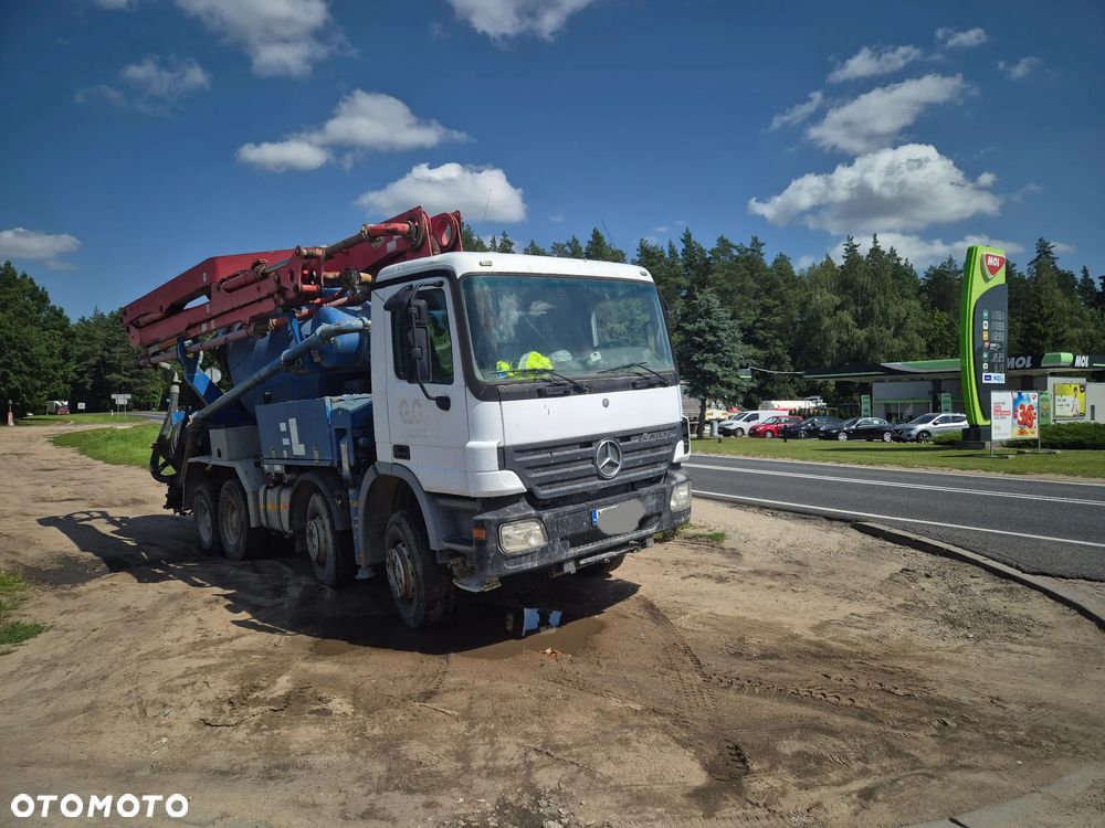 Mercedes-Benz Actros 4141 8x4 pompogruszka PUTZMEISTER 26m, 112 000km orginal przebieg - 1