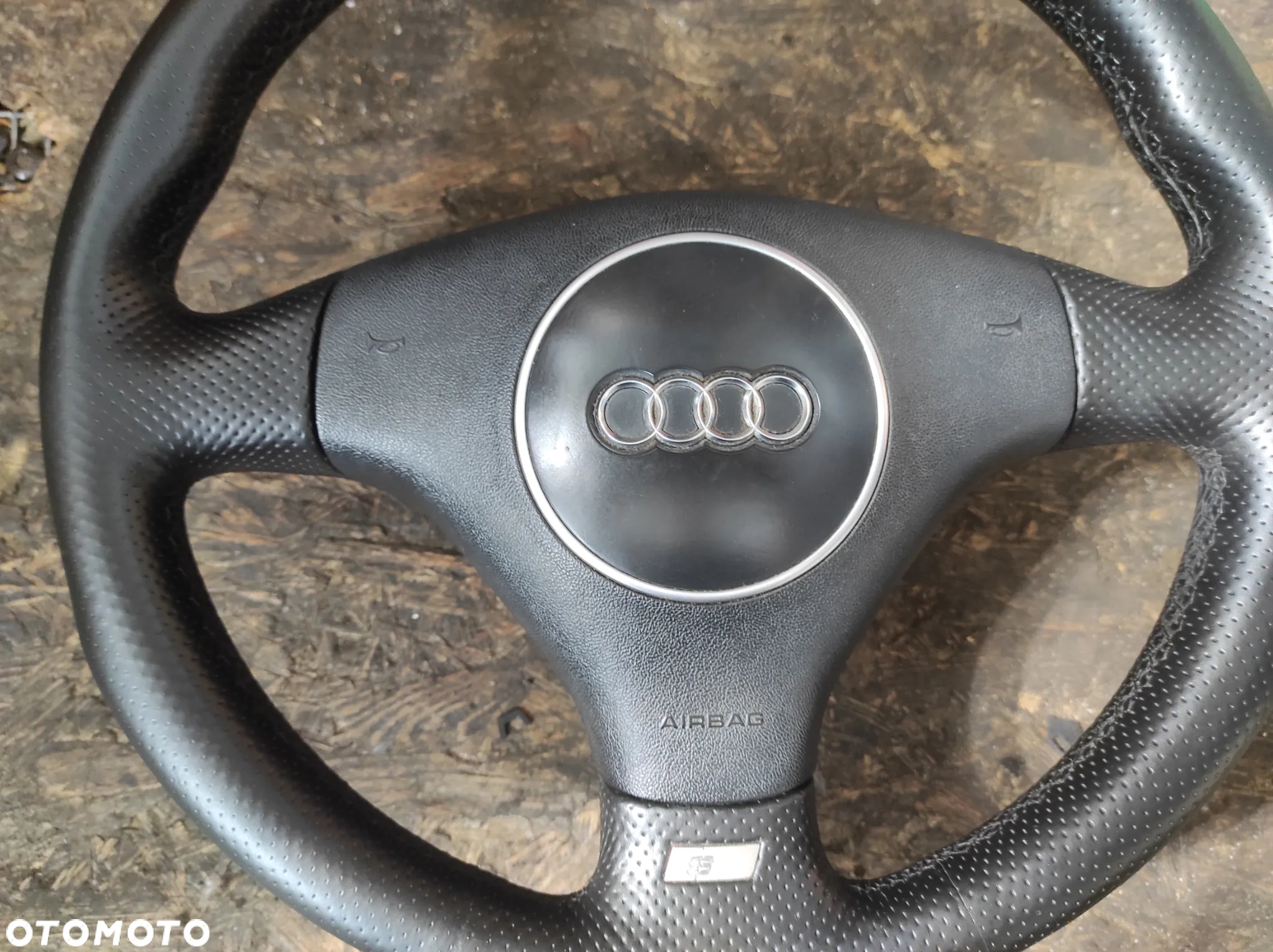 KIEROWNICA 3 RAMIENNA SKÓRZANA SKÓRA S LINE  AUDI S3 8L 8P S4 B5 B6 S6 C5 S8 D2 WYSYŁKA !!!!! - 4