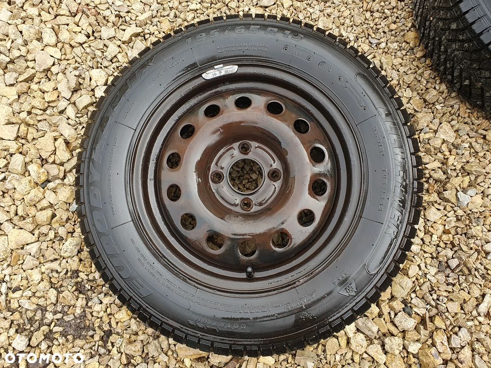 2x KOŁO FORD 15 4X108 63,4mm 98AB-MA 2150812 15" 6J ET52.5 OPONY 8mm 195/65/R15 CAŁOSEZONOWE KOŁA FUSION FOCUS FIESTA - 1